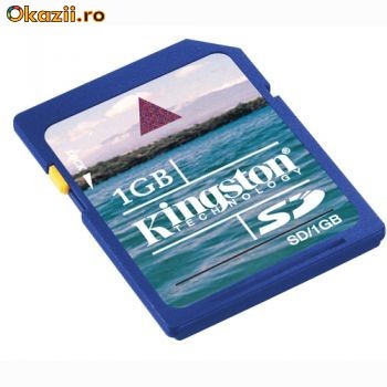 CARD DE MEMORIE KINGSTON SD 1 GB foto mare