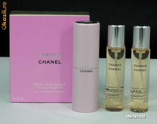 VAND PARFUM CHANEL CHANCE TWIST APA DE TOALETA 3x20 ML SIGILAT foto mare