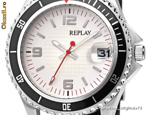 Ceas barbatesc REPLAY  RH5310AF, ceas original in cutie nou cu eticheta si certificat garantie. Pret magazin 120 euro foto mare