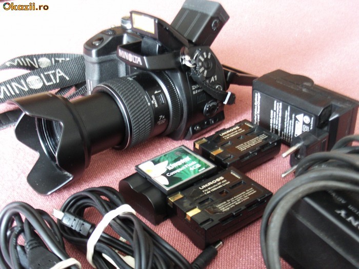 KONICA  MINOLTA  DIMAGE  A1 defect   vand schimb foto mare