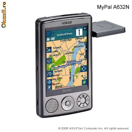 PDA ASUS MyPal A632N GPS cu IGO instalat si SD foto mare