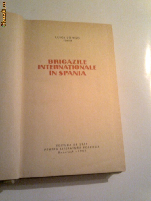 Luigi Longo - Brigazile internationale in Spania foto mare