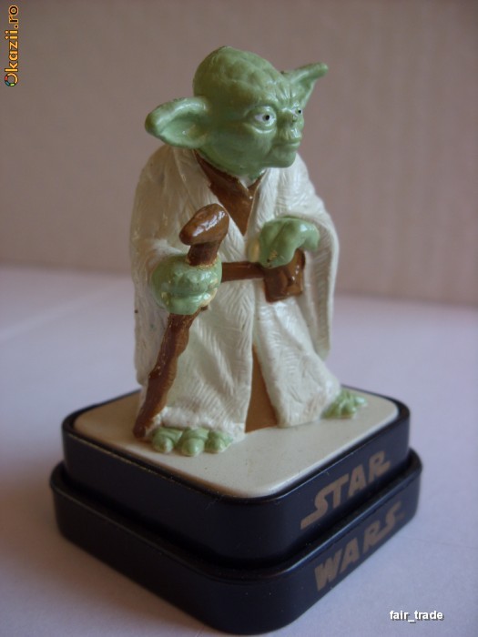 Star Wars - jucarie figurina Stampila cu tus Yoda foto mare