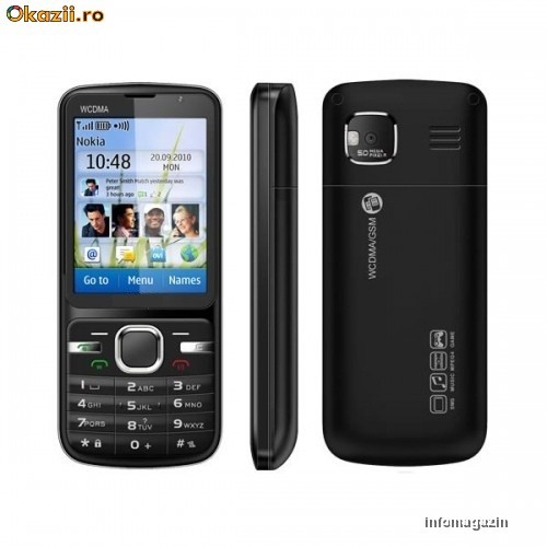W306 DUAL SIM 3G WI-FI COMPATIBIL DIGI/RDS 2100,900,1800MHZ foto mare
