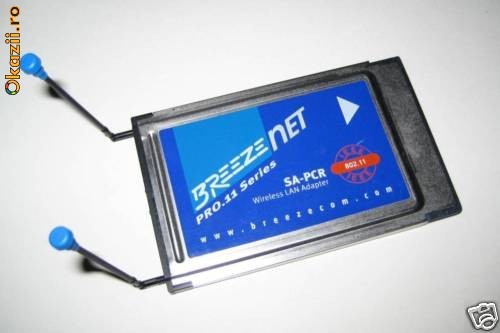 PCMCIA Wireless LAN foto mare