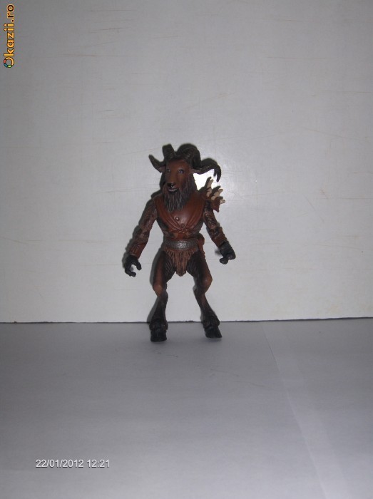 Chronicles of NARNIA - Figurina SATIR, originala Disney-Hasbro foto mare