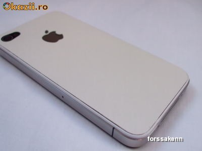 Spate din piele iPhone 4 / 4S piele ecologica Sticker 3M MONTAJ GRATUIT foto mare