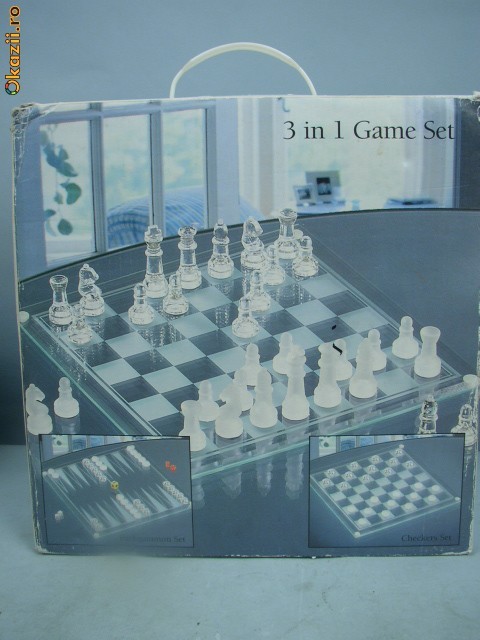 Vand 3 in 1 Glass Games set !!! foto mare