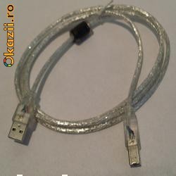 Cablu imprimanta USB 2.0 lungime  1,5m foto mare