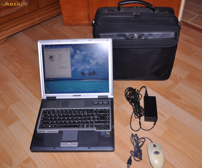 Laptop Gericom - 2.8Ghz Celeron 512Mb RAM foto mare