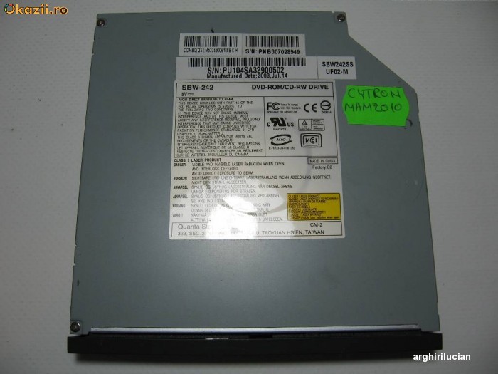 Unitate optica Cytron MAM2010 SBW-242 foto mare