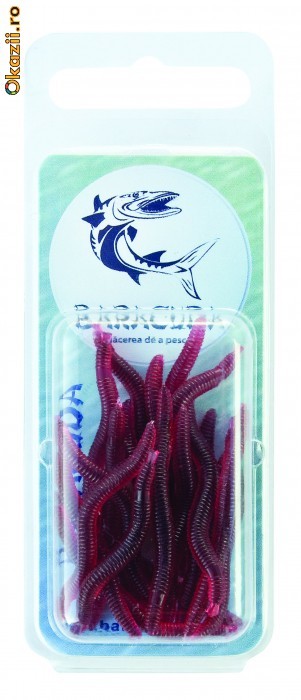 Rame silicon Baracuda 4cm Set 20 buc foto mare