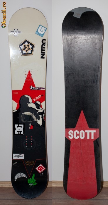 vand placa snowboard: scott (L155) placa este fara legaturi foto mare