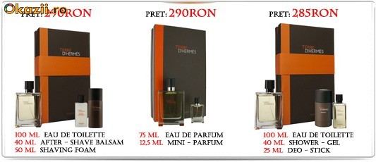 Parfum Set Terre D'hermes - 100 ml Eau de Toilette foto mare