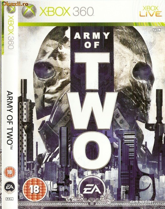 JOC XBOX 360 ARMY OF TWO ORIGINAL PAL (Transport gratuit la plata in avans) foto mare