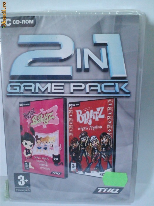 Bratz Rock Angelz and Bratz Baby Double Pack (PC CD) SIGILAT (ALVio) + sute de alte jocuri originale foto mare
