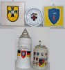 halbe din portelan cu capac din zinc armata germana halbe din portelan cu capac din zinc armata germana