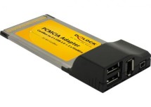 Adaptor PCMCIA , CardBus la FireWire / USB 2.0 - 61258 foto