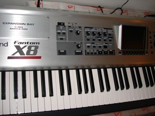 Clapa Workstation Roland Fantom X8 + Case GK288R foto mare