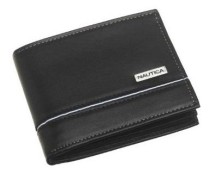 Nautica - portofel piele neagra 100% autentic, la cutie! foto