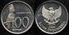 Indonezia 100 RUPIAH 2005 fauna papagal a.UNC