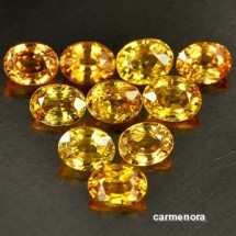 LOT  SAFIR NATURAL GALBEN ORANGE foto