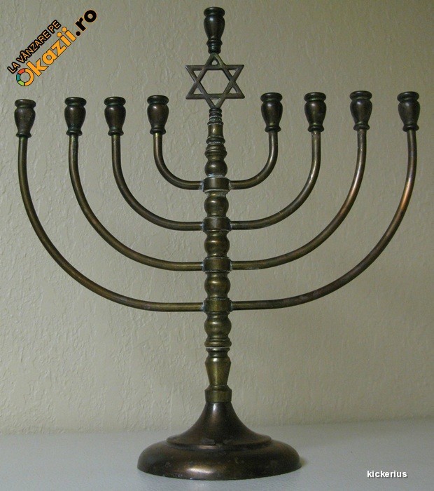 Hanukkah veche alama - superba foto mare