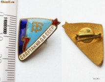 INSIGNA SPORT RUSIA A 7 A SPARTACHIADA A URSS **