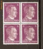 Timbre Germania Reich 1945/785 Bloc de 4 nestampilat