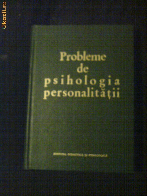 Probleme de psihologia personalitatii - Ignatiev foto mare