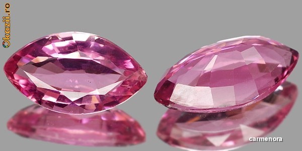 TURMALIN   NATURAL  ROZ   1.33 CT foto mare