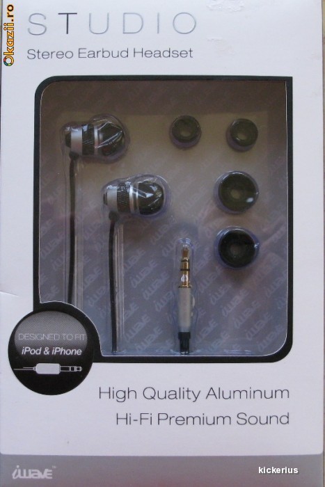 High Quality Aluminium Headset - pt. Ipod foto mare