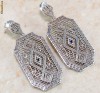 Cercei 'Victorian Style' (Ag 925): cu SAFIRE, filigran!!!