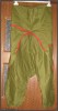 Pantaloni harem India  cu turul lasat verde