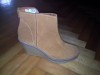 Botine talpa ortopedica,piele intoarsa