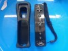 Telecomanda neagra Wii cu Motion Plus incorporat + Snur + Husa silicon