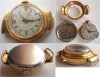 ceas de dama mecanic, placat cu aur, fabricat in anii 50, neservisat, pt colectionari