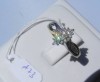 Dragut Inel aur bicolor 10k, 2.8g, montura cocktail cu 20 BRILIANTE !!