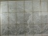 11 - HARTA VECHE MILITARA ELVETIANA 1867 - TIMBRU SEC DREAPTA JOS - 18 SEGMENTE PE SUPORT DE PANZA - DIM. 74 X 57 CM ,PLIABILA LA 19 X 13 CM