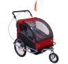 Carucior - remorca de bicicleta, cu suspensie