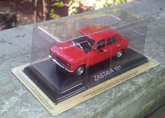 Macheta metal DeAgostini Zastava 101 NOUA, SIGILATA din colectia Masini de Legenda Serbia, Scara 1:43 foto mare Macheta metal DeAgostini Zastava 101 NOUA, SIGILATA din colectia Masini de Legenda Serbia, Scara 1:43 foto mare