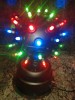 Glob lumini disco bar cluburi 3 culori verde rosu albastru 38 leduri cu lupa, se roteste stanga-dreapta 33/20cm .Prte 150 lei
