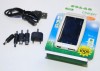 Incarcator solar portabil pentru telefoane mobile, tip breloc - 1000mA (USB si mini USB) foarte practic si usor de folosit