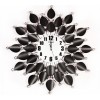 Ceas de perete frunze negre