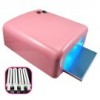 Lampa uv 36 w , lampa unghii false gel  roz , lampa unghii false gel uv cu timer ,  lampa unghii profesionala , lampa uscare gel
