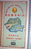 HARTA REPUBLICA SOCIALISTA ROMANIA / RSR - DIRECTIA TOPOGRAFICA MILITARA 1979