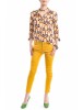 Pantaloni TinaR galbeni cu croiala skinny