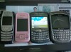 Blackberry 8310, 8700v pro, nokia 6610, vodafone 533