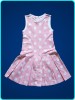 Rochie / rochita roz cu buline, firma X-MAIL < fete ~ 9-10 ani / 140 cm >
