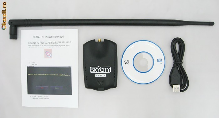 Adaptor wireless, 9 dBi antena, chipset Ralink, de mare putere! INTERNET MOKA! foto mare Adaptor wireless, 9 dBi antena, chipset Ralink, de mare putere! INTERNET MOKA! foto mare